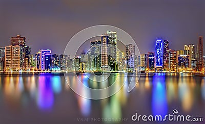 City lights- an amazing Cityscape Stock Photo