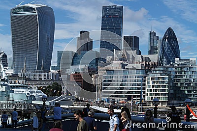 The city of london with his Skyline Editorial Stock Photo