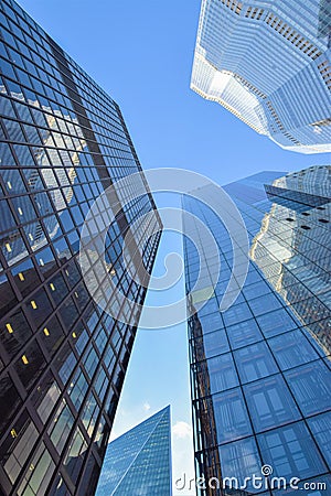 City of London corporate buildings Editorial Stock Photo
