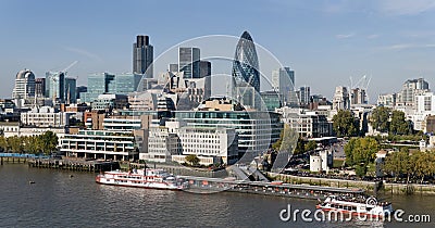 City of London skyline Stock Photo