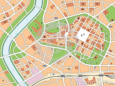 City Map Vector Illustration