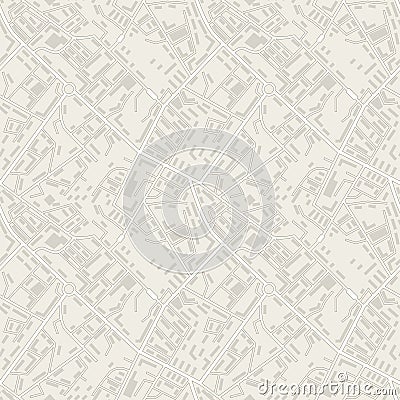 City map abstract seamless pattern vector Vector Illustration