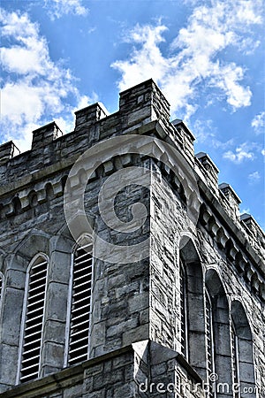 City of Montpelier, State Capital, Washington County, Vermont. New England. United States, State Capital. Stock Photo