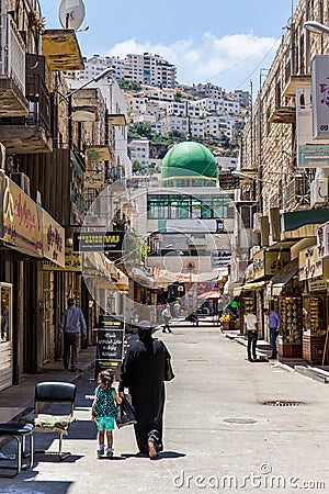 City of Nablus, Palestine Editorial Stock Photo