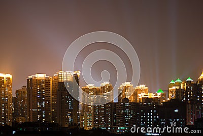 City night scene Stock Photo