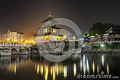 City night scene Editorial Stock Photo