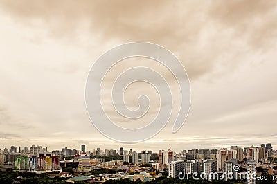 City outskirt Stock Photo