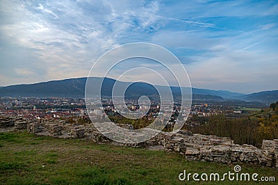 City panorama of maribor in slovenia Stock Photo