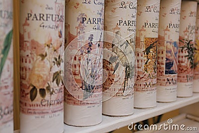 The city of parfum - Grasse, France Editorial Stock Photo