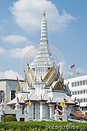 City pillar shrine Stock Photo