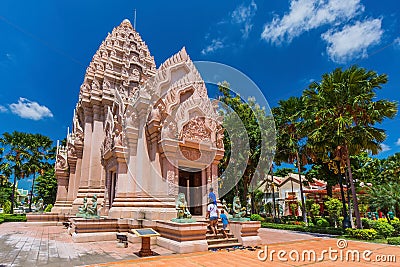 City Pillar Shrine of Buriram, Thailand Editorial Stock Photo