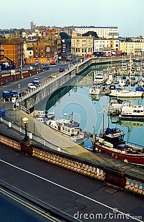 City port Editorial Stock Photo