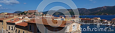 City of Portoferraio, Isle of Elba, Italy Stock Photo