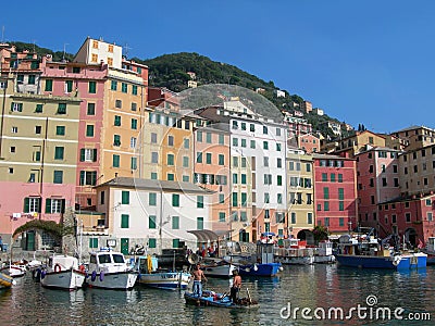 The city of Portofino , Italy Stock Photo