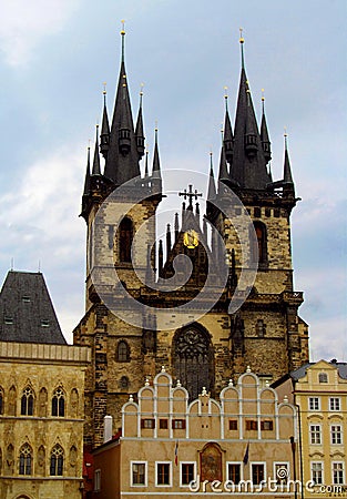 The city of Prague Stock Photo