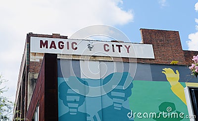 Magic City, Birmingham, Alabama Editorial Stock Photo