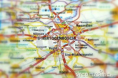 City of `s-Hertogenbosch / Den Bosch - Netherlands Stock Photo