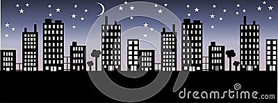 City skyline Vector Illustration