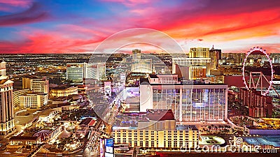 Las Vegas skyline Editorial Stock Photo