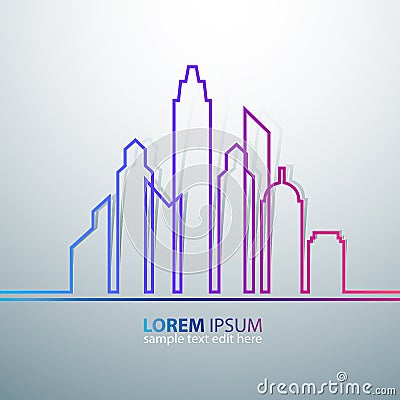 City skylines Vector Illustration