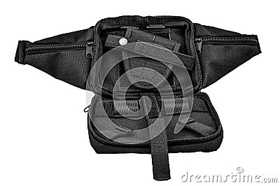City tactical bag for concealed carrying weapons without a gun i Stock Photo