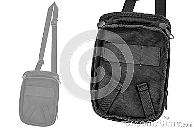 City tactical bag for concealed carrying weapons without a gun i Stock Photo