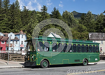 City Tour Bus Editorial Stock Photo