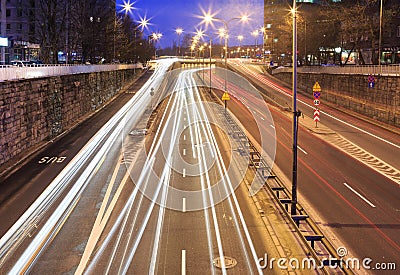City traffic Stock Photo
