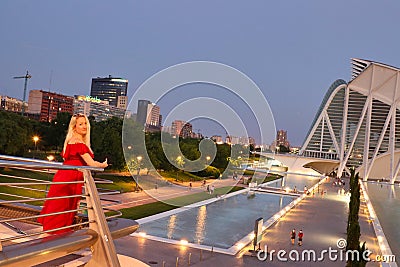 City of Valencia, Spain Editorial Stock Photo