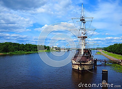 The city of Veliky Novgorod details and elements of architecture Editorial Stock Photo