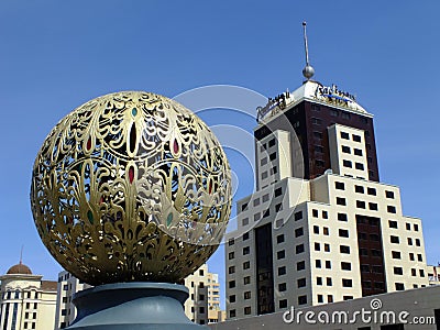 A city view in Astana Editorial Stock Photo