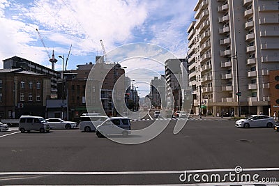 City View of Kyoto, Japan Editorial Stock Photo