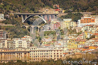City view. Salerno. Italy Stock Photo