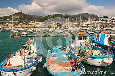 City view. Salerno. Italy Stock Photo