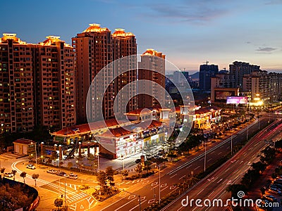 The City view of zhuhai Editorial Stock Photo