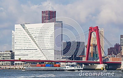 City views Rotterdam Editorial Stock Photo