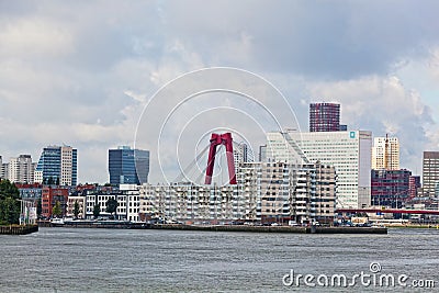 City views Rotterdam, Nideranda Editorial Stock Photo