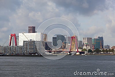 City views Rotterdam Editorial Stock Photo