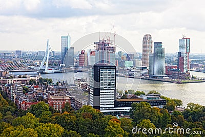 City views Rotterdam Editorial Stock Photo