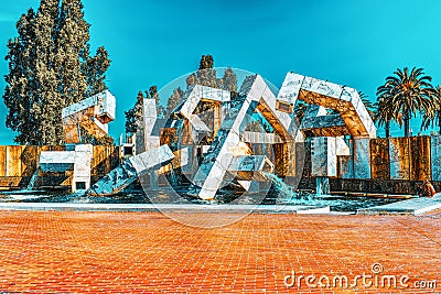 City views a seaport in western California - San Francisco Editorial Stock Photo