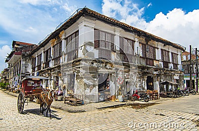 The City of Vigan Editorial Stock Photo