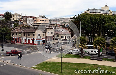 The city of vina del Mar, the administrative center of the homonymous municipality, part of the province of Valparaiso. Editorial Stock Photo