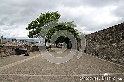 City Wall of Derry-Londonderry, Northern Ireland Stock Photo