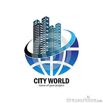 City world logo design Vector Illustration