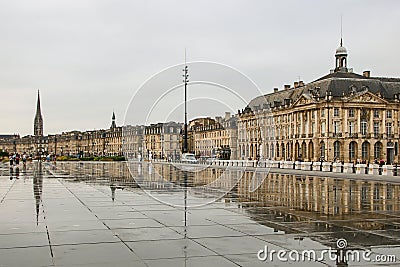 Cityscape of Bordeaux Editorial Stock Photo