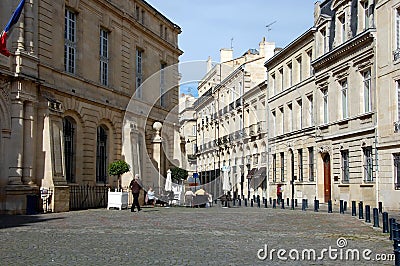 Cityscape of Bordeaux Editorial Stock Photo
