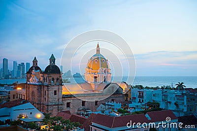 Cityscape, Cartagena de Indias, Colombia Stock Photo