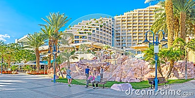 The cityscape of Eilat Editorial Stock Photo