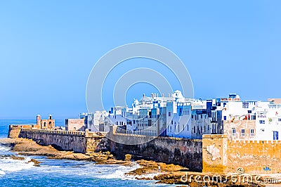 Cityscape of Essauira in Morocco Stock Photo