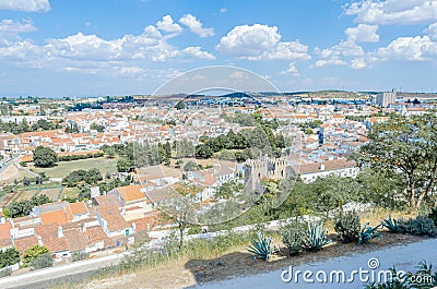 Cityscape of Estremoz an historic medieval village of the Alentejo region. Portugal Stock Photo